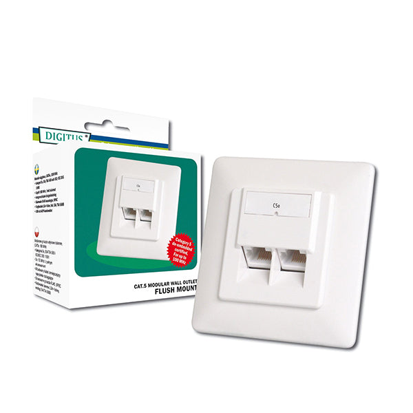 Datenanschlussdose DIGITUS / CAT.6 / Unterputz / Classe E / 144958_0