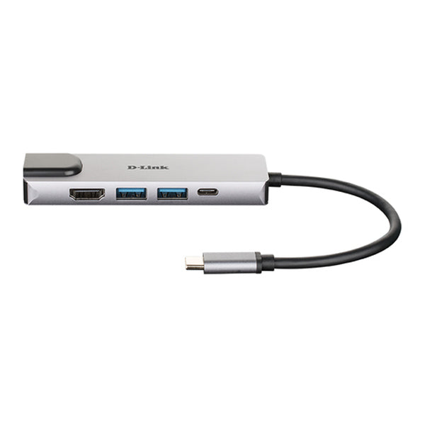 HUB USB-C 5-IN-1 D-LINK / Preto / DUB-M520_0