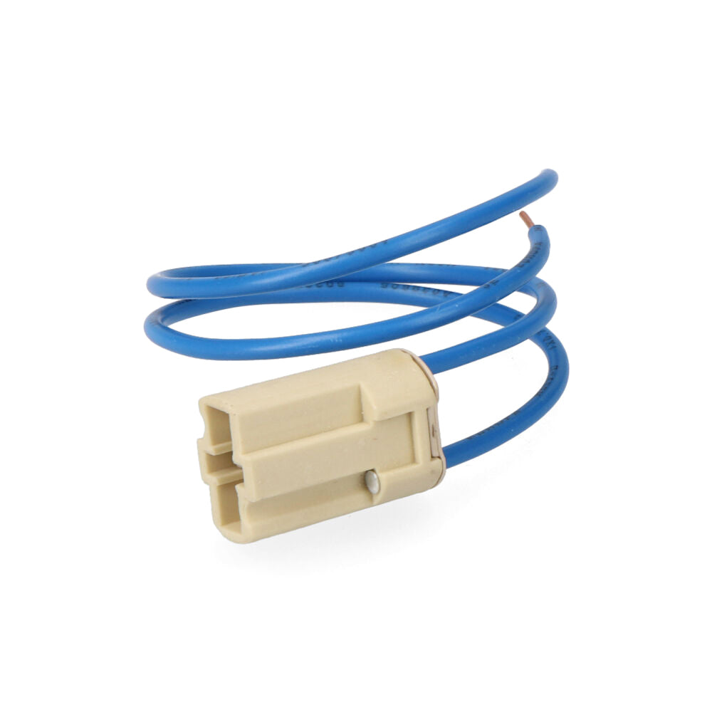 Porta-lâmpadas 250v base g-9 com cabo bege (embalado)_0