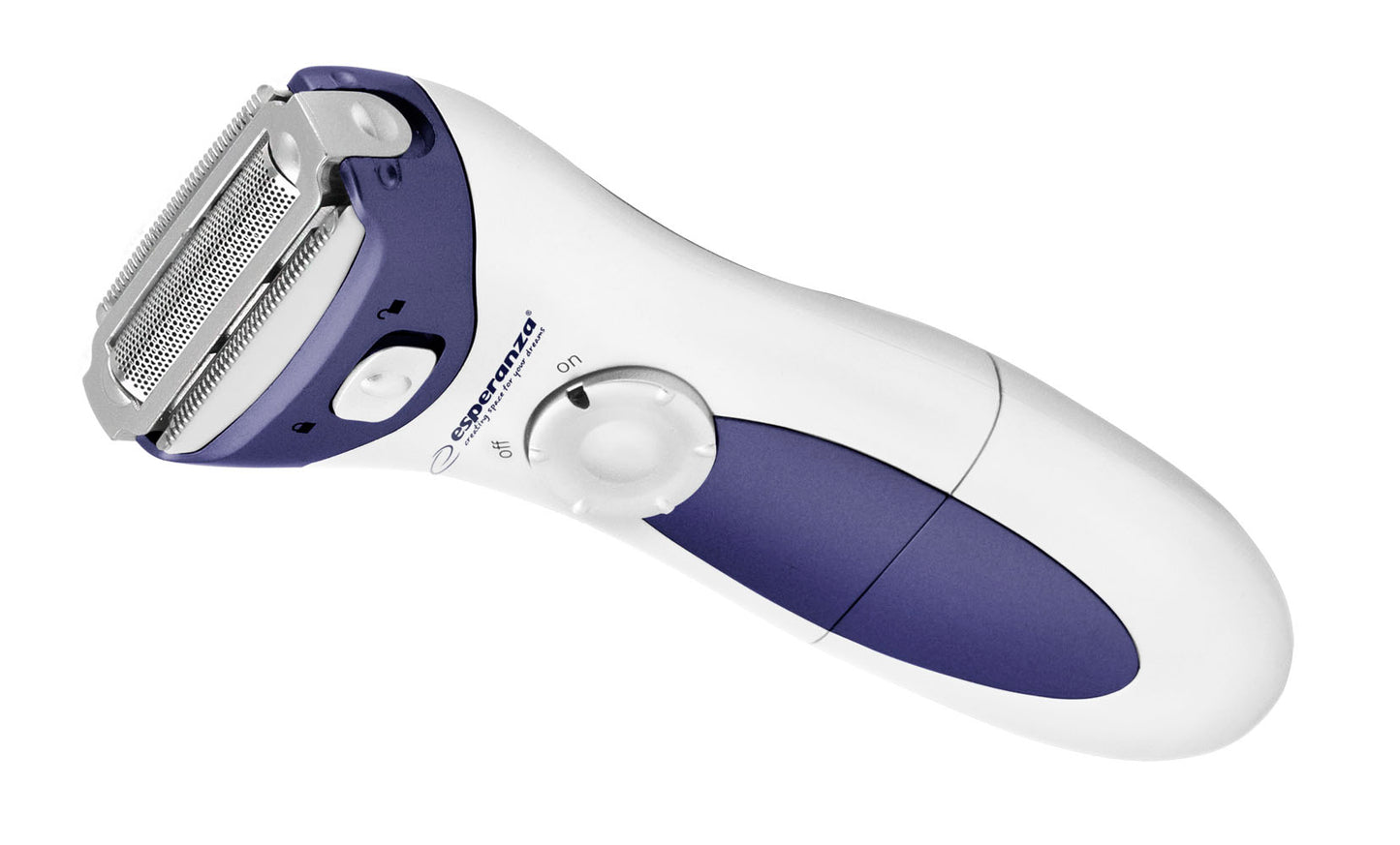 ESPERANZA WOMEN'S SHAVER ARUBA WHITE-BLUE_0