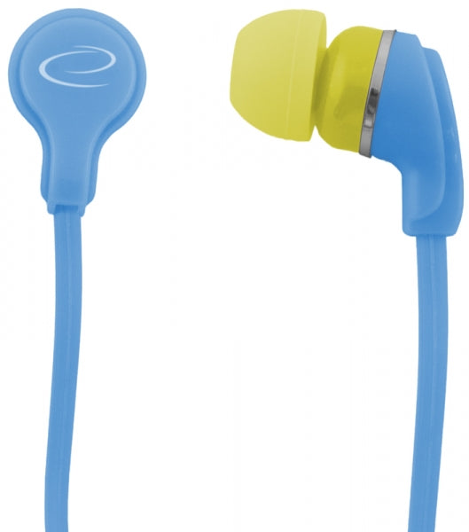 ESPERANZA STEREO EARPHONES NEON TURQUISE_0