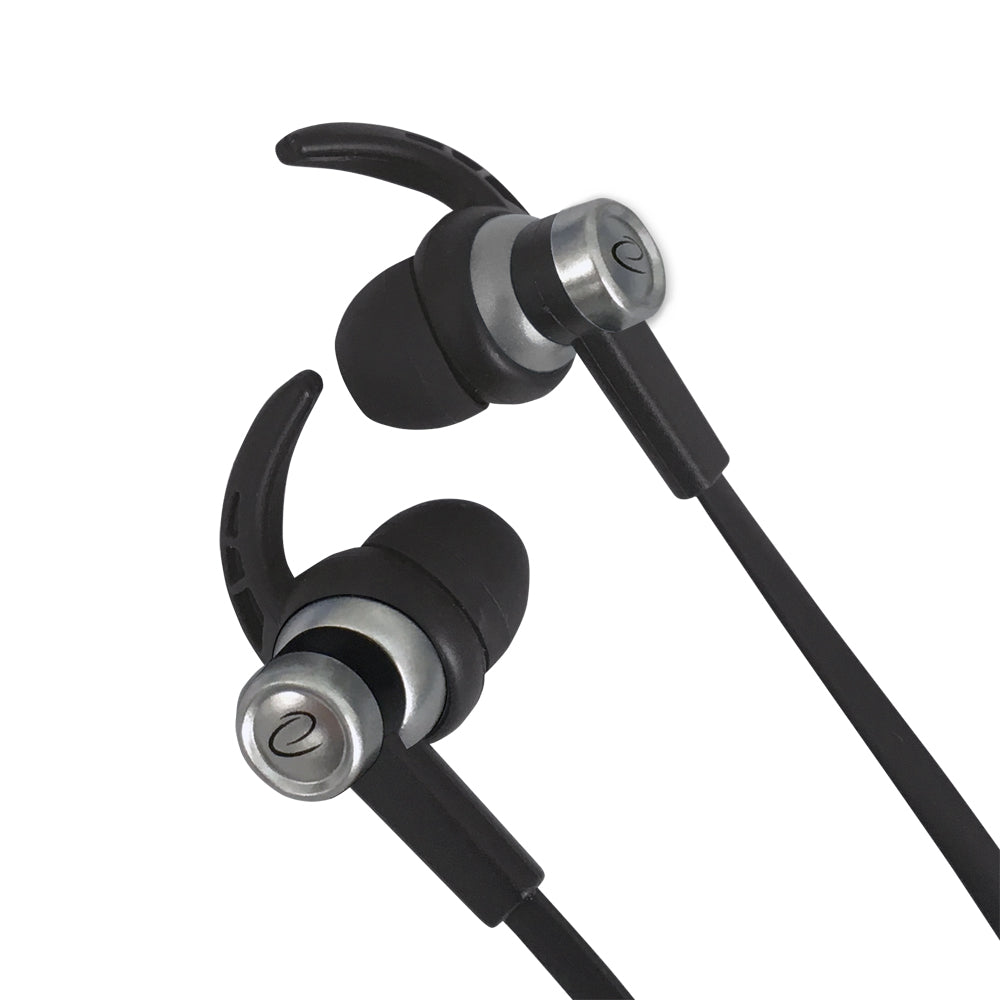 ESPERANZA EARPHONES WITH MICROPHONE AND VOLUME CONTROL EH201 BLACK/SILVER_0