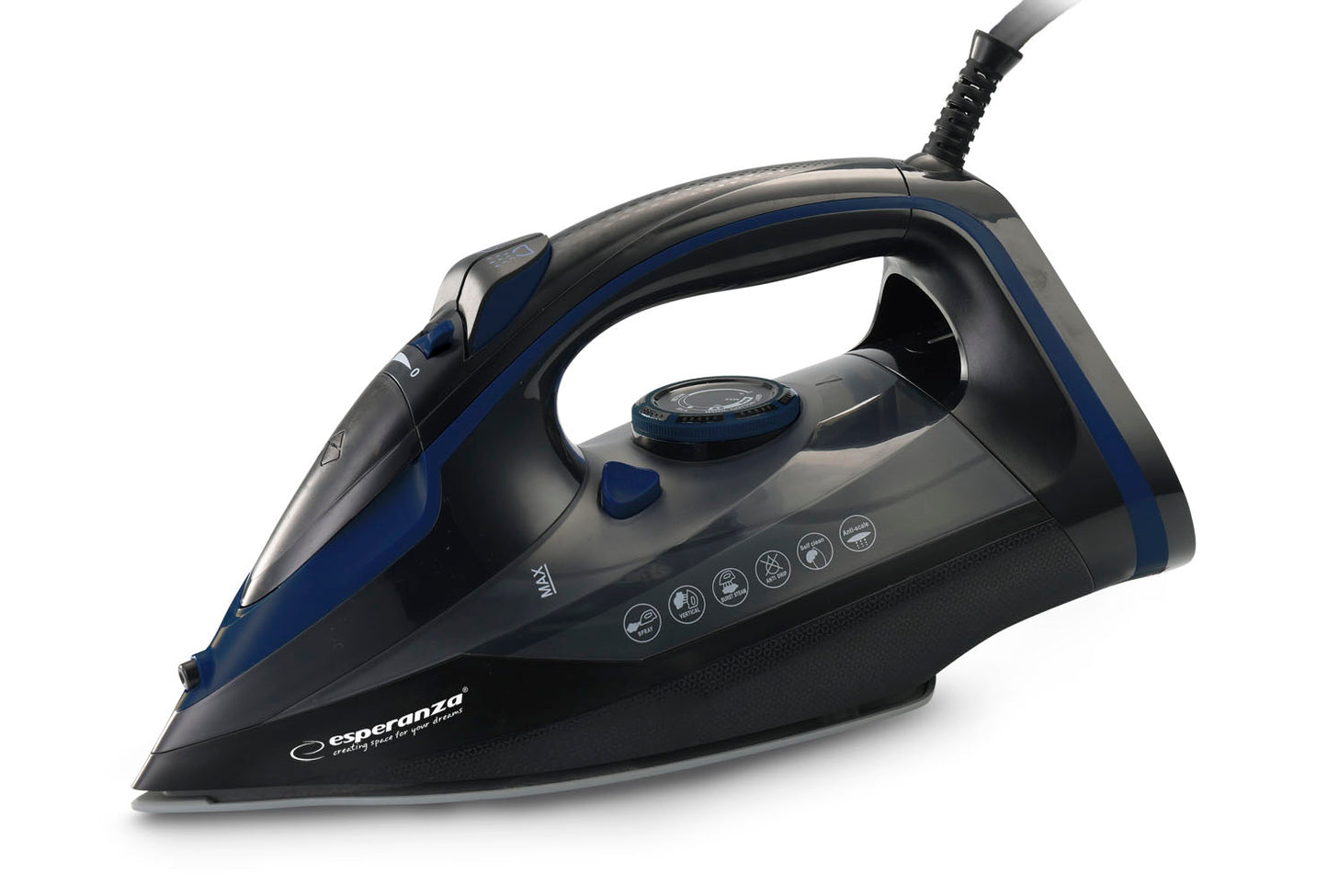 ESPERANZA STEAM IRON RAYON CERAMIC 2600W_0