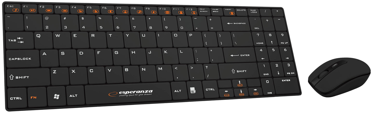 ESPERANZA 2.4GHZ WIRELESS SET USB LIBERTY BLACK_0