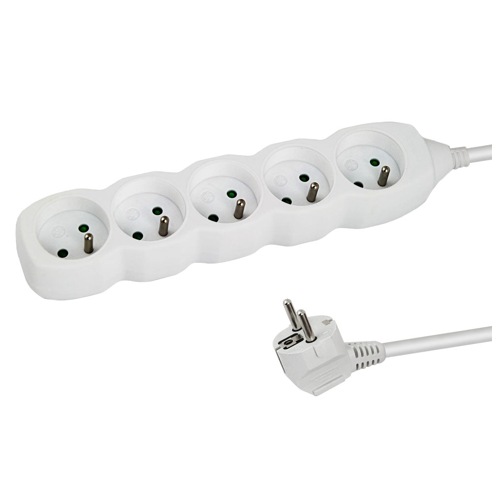 ESPERANZA POWER STRIP 5 SOCKETS 1.5M WHITE_0