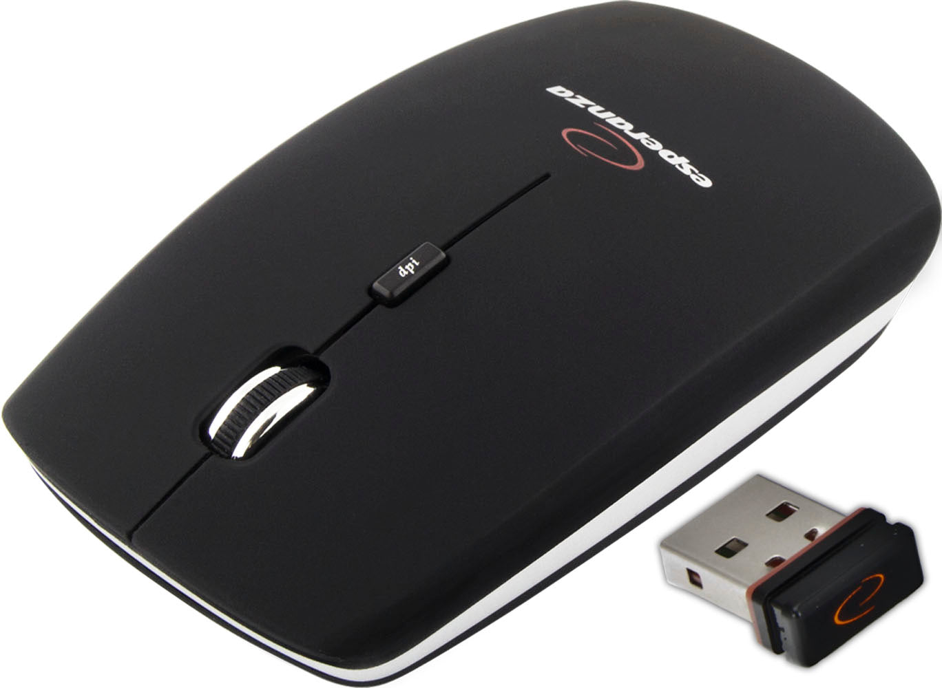 ESPERANZA WIRELESS 2.4GHZ OPTICAL MOUSE 4D USB SATURN BLACK_0