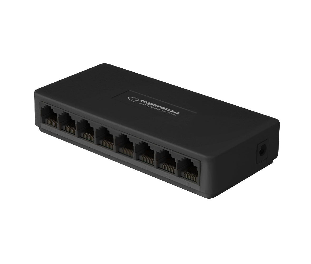 ESPERANZA 8 PORT ETHERNET SWITCH 10/100 DRACO_0