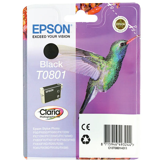 Epson ink cartridge black T 080                     T 0801_0