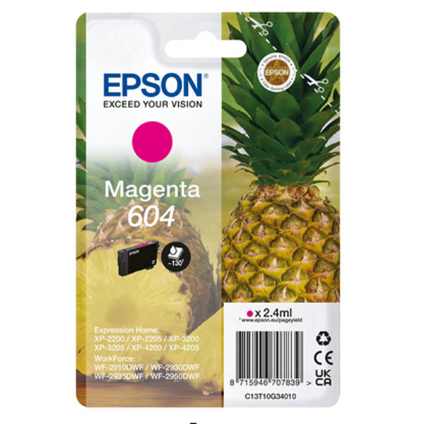 Tinta Epson Ink 604 Magenta / Magenta_0