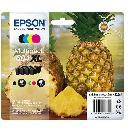 Tinte Multipack EPSON / Preto / 604XL (C13T10H64010)_0