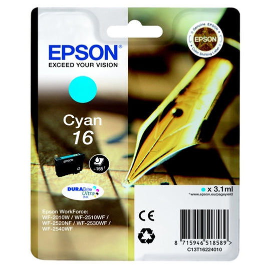 EPSON Tinteiro Azul 16 Durabrite Ultra Ink / Impressora / Alta Qualidade_0
