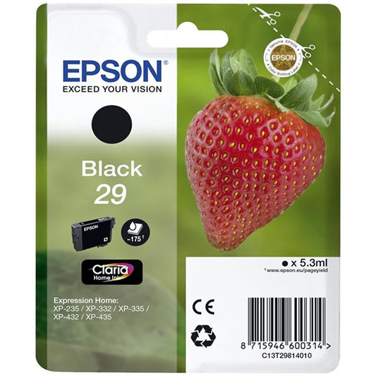 Tinteiro Preto EPSON 29 Claria Home para XP235/332/335/432/435_0
