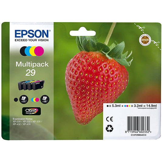 EPSON Tinteiro Pack 4 Cores 29 Claria Home XP235/332/335/432/435_0