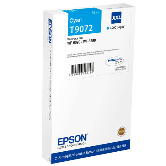 Tinta Epson / Ciano / C13T90724N_0