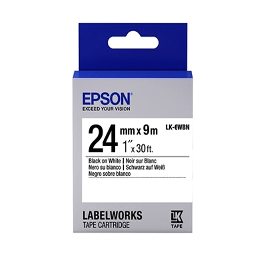 TAPE - LK-6WBN STD BLK-/WHT 24/SUPL_0