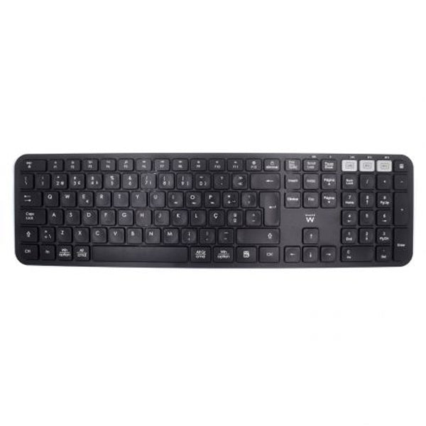 Teclado Wireless EWENT / Preto / Bluetooth / Windows, Mac OSx e Android_0