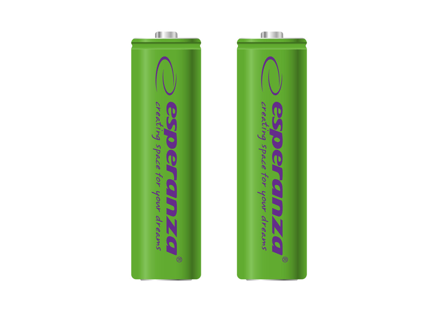 ESPERANZA RECHARGEABLE BATTERIES Ni-MH AA 2000MAH 2PCS. GREEN
_0