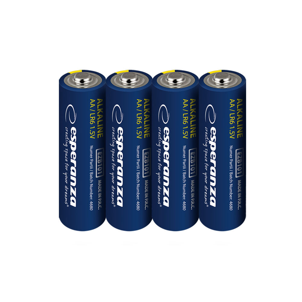 ESPERANZA ALKALINE BATTERIES AA 4PCS. BLISTER_0