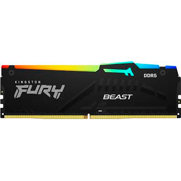 Memória RAM KINGSTON 64GB 5600MT/s DDR5 CL36 DIMM FURY BEAST RGB / Multicolorido KF556C36BBEA-64_0