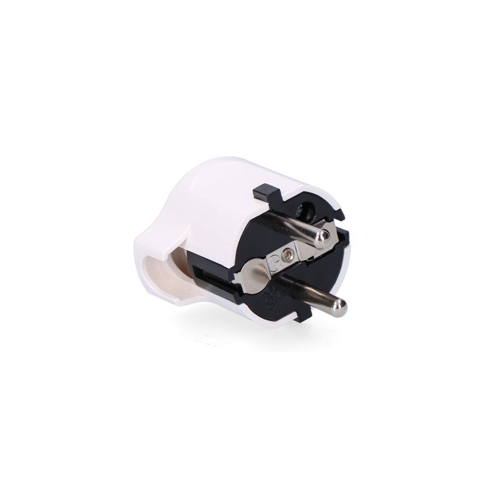 Plug 2p+e, 16a 250v~, saÃda 90, branco (retrátido)_0