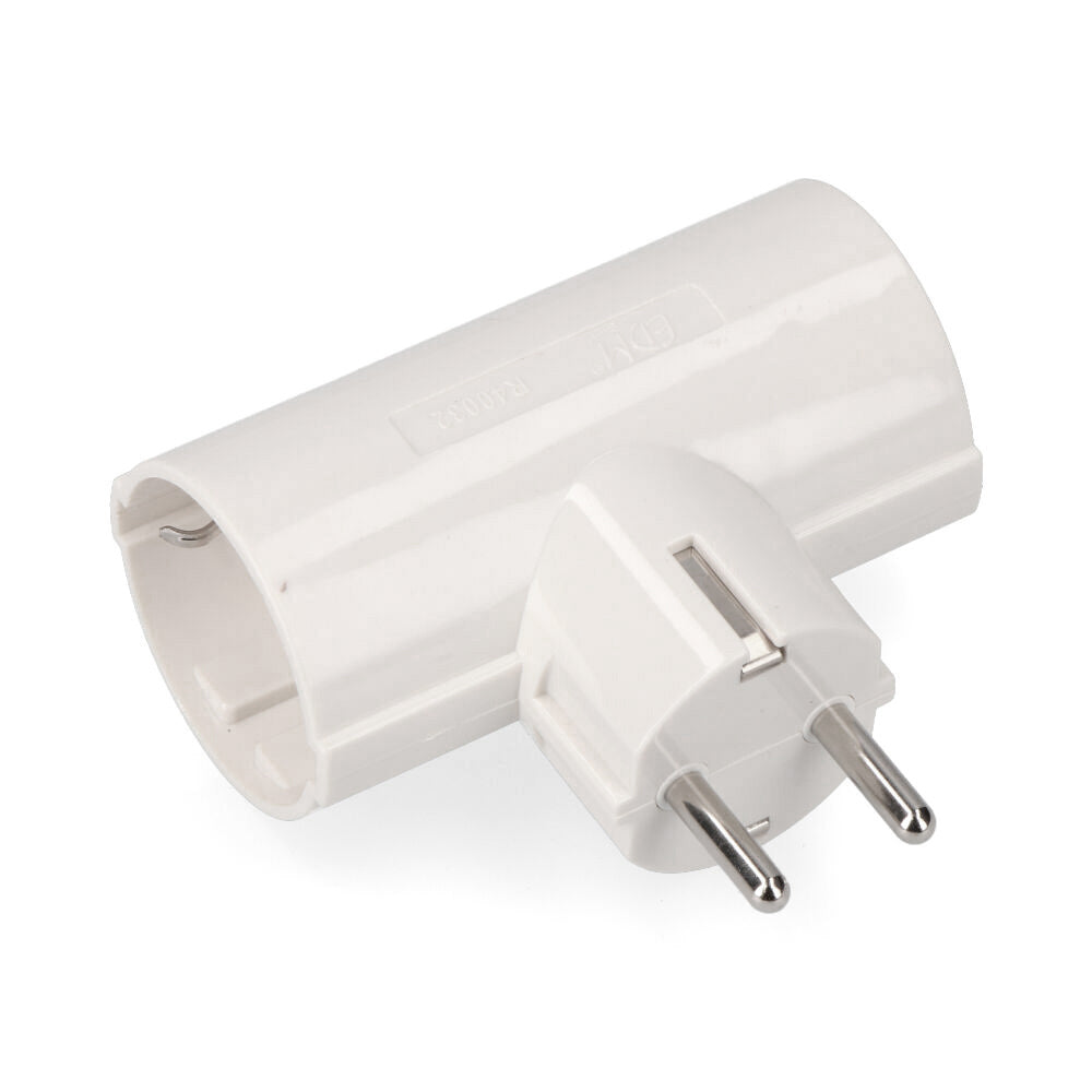 Adaptador duplo 2p+e, 16a 250v~, branco (retrátido) (embalado em pelÃcula)_0