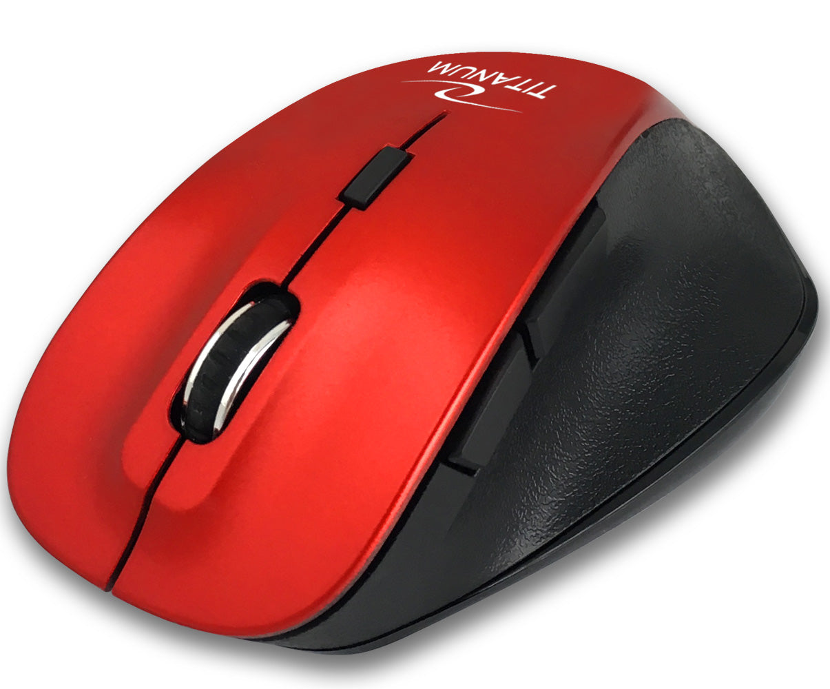 TITANUM WIRELESS BLUETOOTH OPTICAL MOUSE 6D FORNAX RED_0