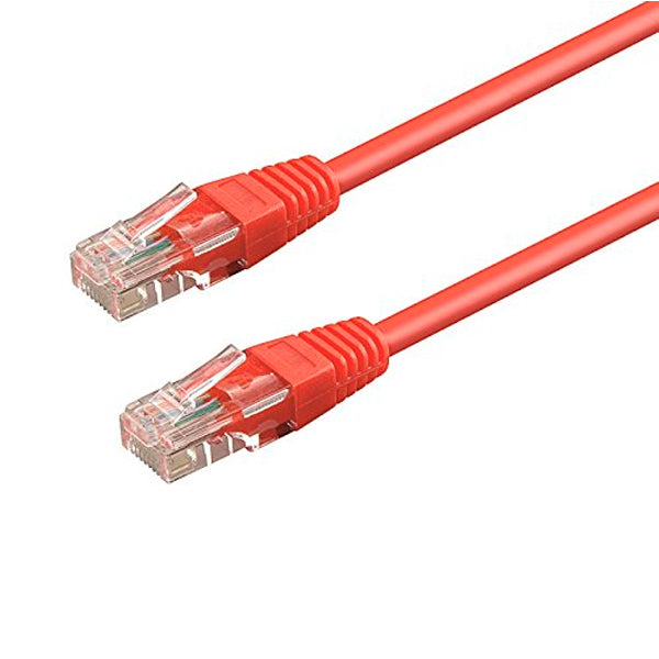 WP WPC-PAT-6U010R cable de red 1 m Cat6 U/UTP (UTP) Rojo_1