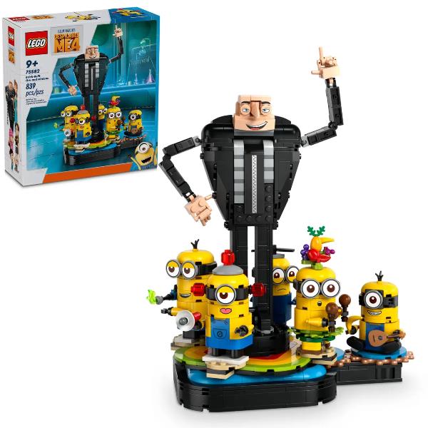 75582 Minions Gru und die Minions aus LEGO Steinen, Konstruktionsspielzeug_0