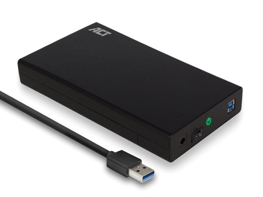 USB 3.2 Gen1 (USB 3.0) Caixa de disco rígido SATA de 3.5" sem parafusos_0