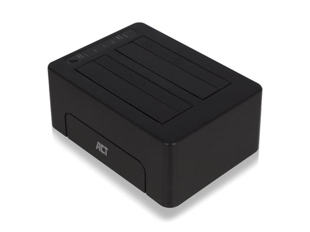 Estação de ancoragem USB 3.2 Gen1 a 2.5" e 3.5" SATA dual hard drive_0