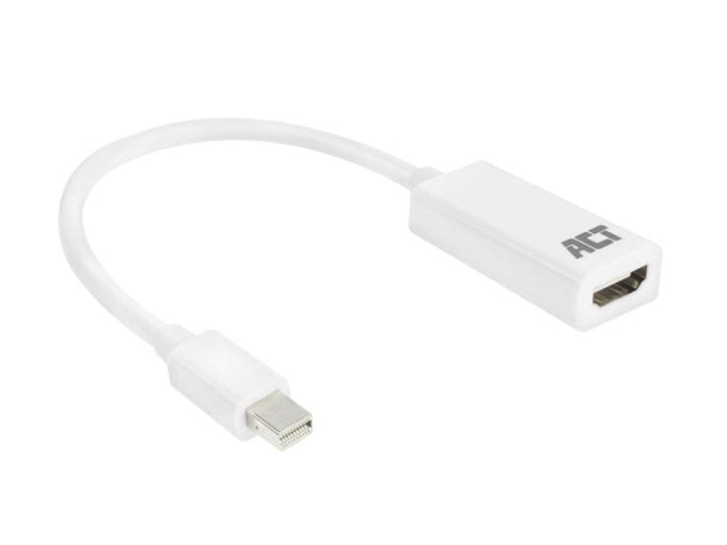 Cabo adaptador Mini DisplayPort macho - HDMI-A fêmea - 0.15 m_0