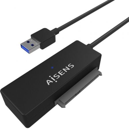 Adaptador para Discos Duros 2.5"/3.5" Aisens ASE-35A01B/ USB 3.0 - SATA/ con Alimentador_0