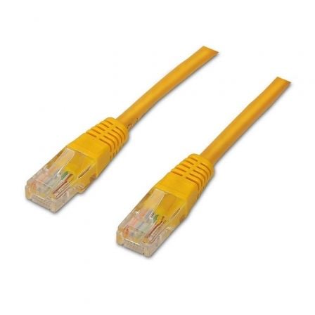 Cable de Red RJ45 UTP Aisens A135-0254/ Cat.6/ 1m/ Amarillo_0
