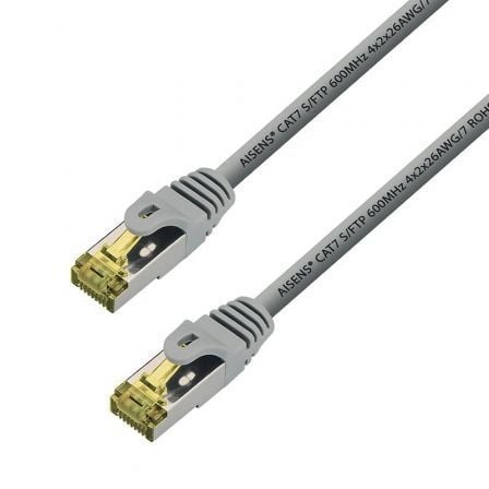 Cable de Red RJ45 S/FTP Aisens A146-0337 Cat.7/ 5m/ Gris_0