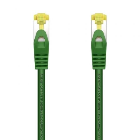 Cable de Red RJ45 SFTP Aisens A146-0482 Cat.7/ 1m/ Verde_0