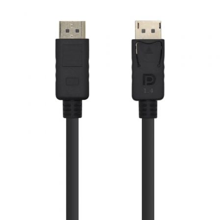 Cabo DisplayPort 1.4 AISENS 80cm / Preto / A149-0389