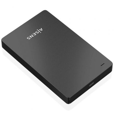 AISENS ASE-2542B caja para disco duro externo Caja de disco duro (HDD) Negro 2.5"_0