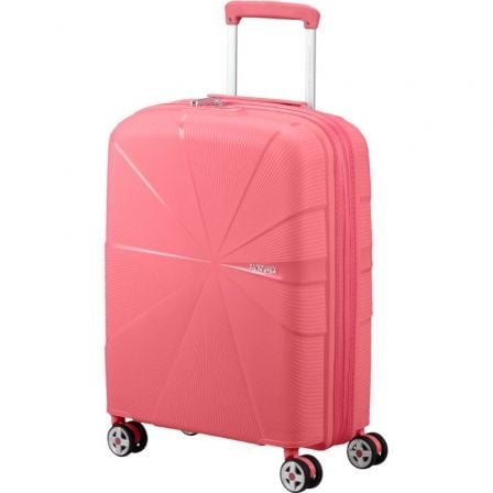 Maleta de Cabina American Tourister Starvibe Spinner 55cm/ 55x40x20cm/ 4 Ruedas/ Coral_0