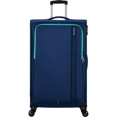 Maleta de Cabina American Tourister Sea Seeker Spinner 80cm/ 80x47.5x28.5cm/ 4 Ruedas/ Marino Combate_0