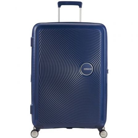 Maleta Mediana American Tourister SoundBox Spinner 67cm/ 67x46.5x29cm/ 4 Ruedas/ Azul Marino_0
