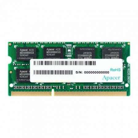 Memoria RAM Apacer 8GB/ DDR3L/ 1600MHz/ 1.35V/ CL11/ SODIMM_0