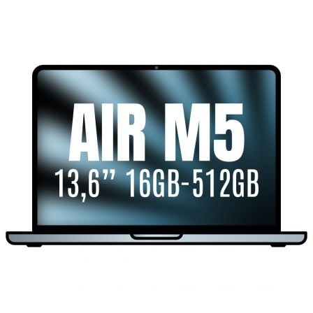 Apple Macbook Air 13,6"/ M5 10-Core CPU/ 16GB/ 512GB SSD/ 8-Core GPU/ Azul_0