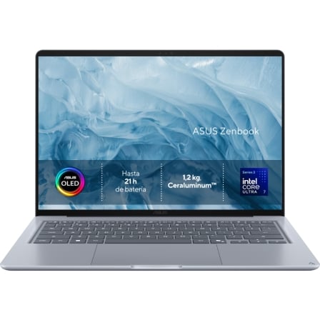 Portátil Asus ZenBook 14 OLED UX3480AA-U1537 Intel Core Ultra 7-355/ 16GB/ 512GB SSD/ 14"/ Sin Sistema Operativo_0
