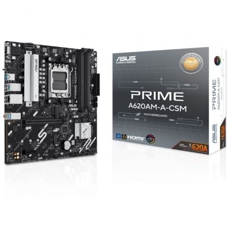 Placa Base Asus A620AM-A-CSM Socket AM5/ DDR5/ PCIe 4.0/ Micro ATX_0