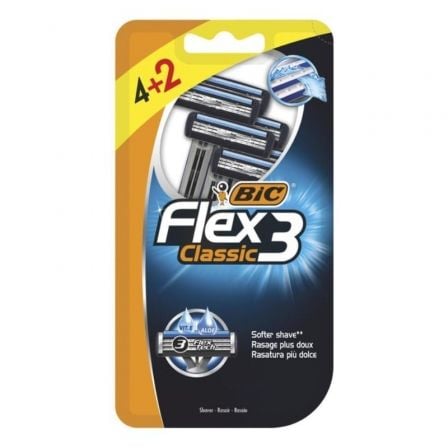 Cuchilla de Afeitar Bic Flex3 Classic/ 6 uds_0