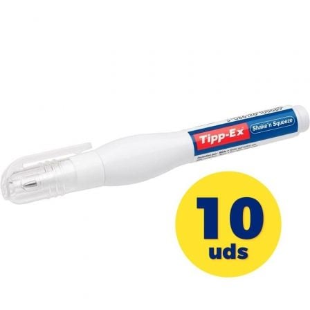 Caja de Correctores de Escritura en Lápiz Bic Tipp-Ex Shake'N Sqeeze/ 8ml/ 10 unidades_0