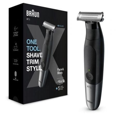 Afeitadora Braun Wet and Dry Serie X XT5100/ con Batería/ 6 Accesorios_0