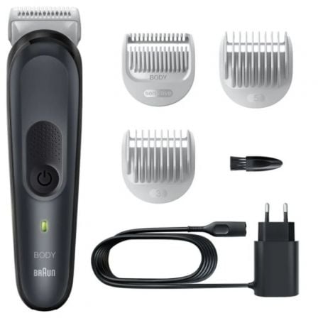 Cortapelos Braun BodyGroomer Series 3 BG3340/ con Batería/ 3 Accesorios_0