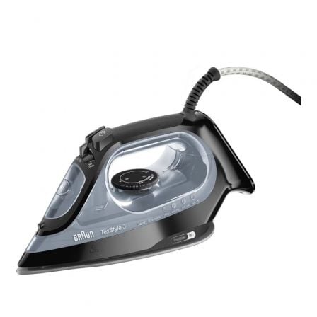 Plancha Braun TexStyle 3 SI3055BK/ 2400W/ Depósito 270ml_0