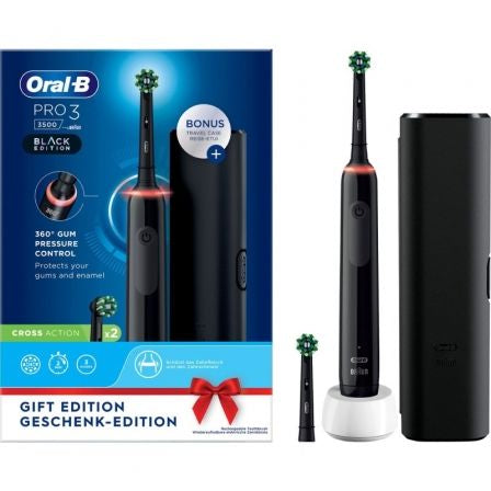 Cepillo Dental Braun Oral-B Vitality Pro 3 3500/ Incluye 2 Recambios/ Negro_0